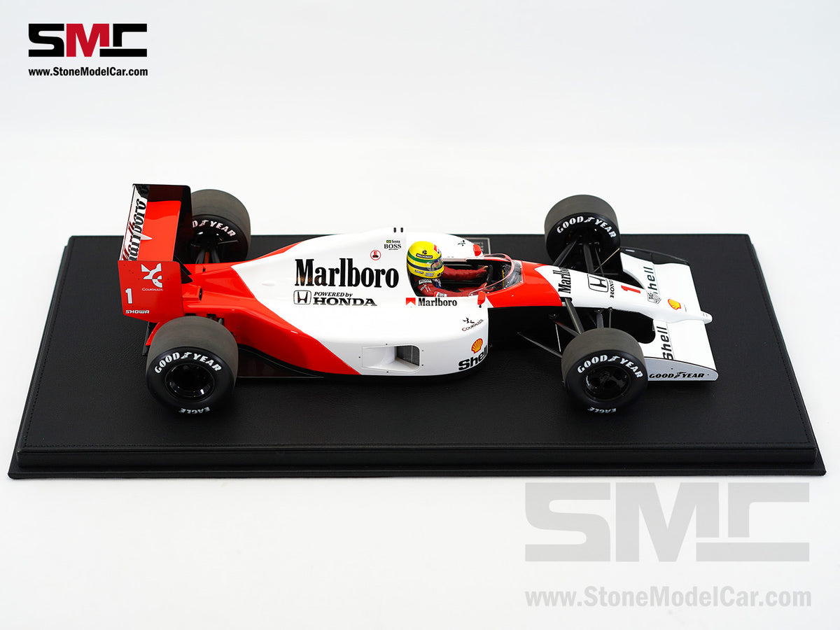 Mclaren F1 MP4/6 #1 Ayrton Senna Monaco 1991 World Champion with Driver 1:12 GP REPLICAS with Decal