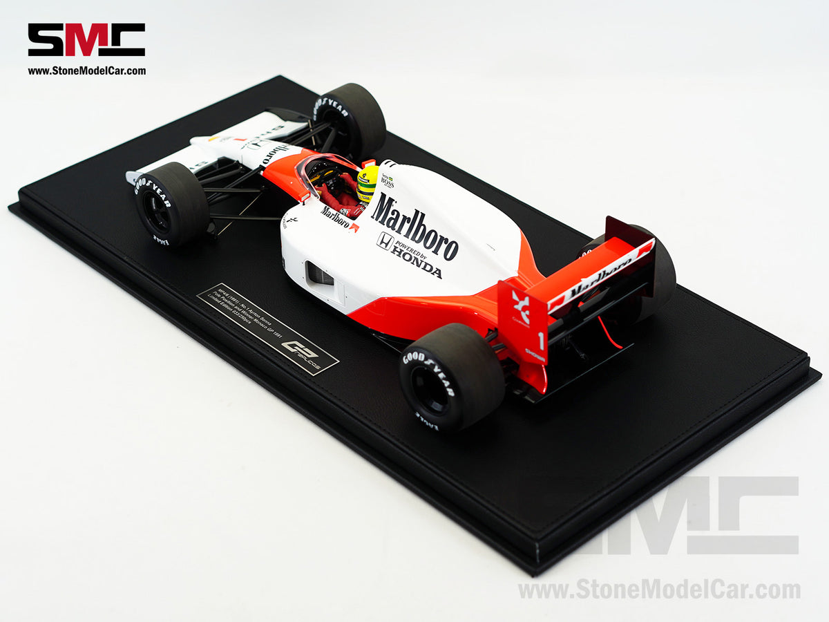 Mclaren F1 MP4/6 #1 Ayrton Senna Monaco 1991 World Champion with Driver 1:12 GP REPLICAS with Decal