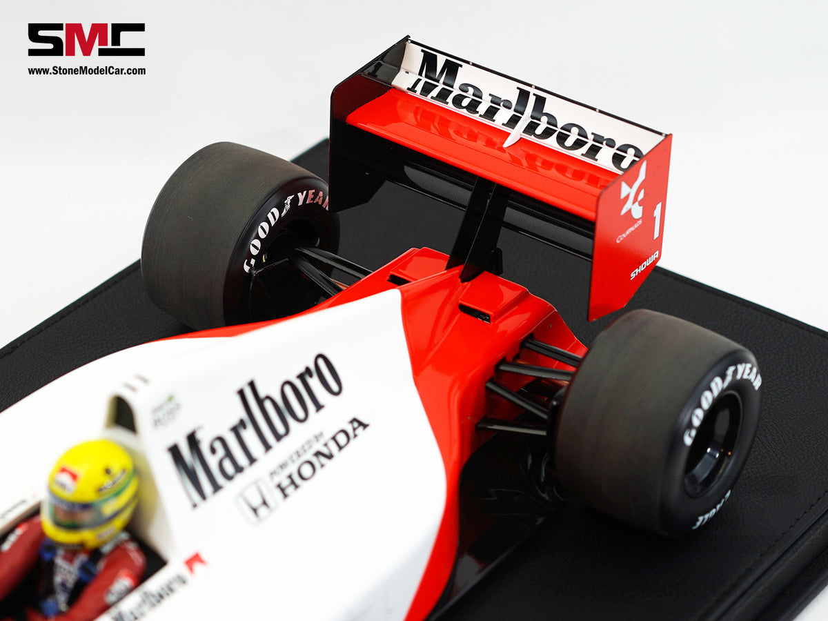 Mclaren F1 MP4/6 #1 Ayrton Senna Monaco 1991 World Champion with Driver 1:12 GP REPLICAS with Decal