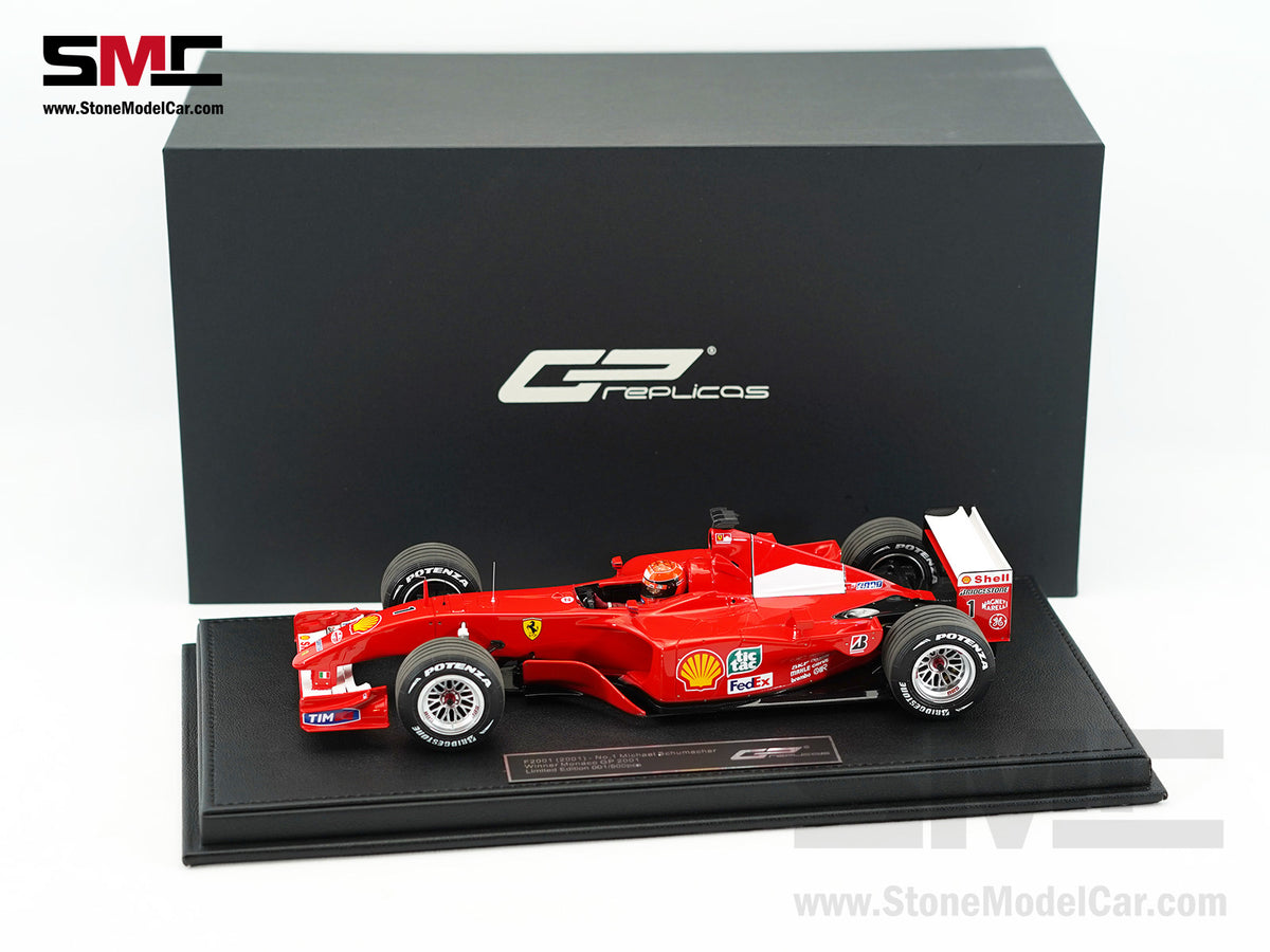 Ferrari F1 F2001 #1 Michael Schumacher Monaco GP Winner 2001 World Champion 1:18 GP REPLICAS with Driver + Decal