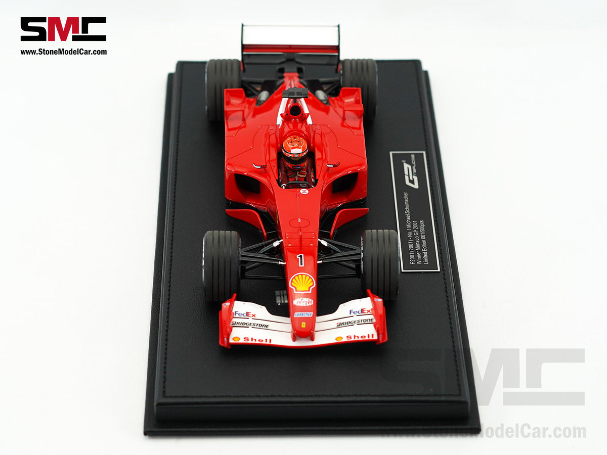 Ferrari F1 F2001 #1 Michael Schumacher Monaco GP Winner 2001 World Champion 1:18 GP REPLICAS with Driver + Decal