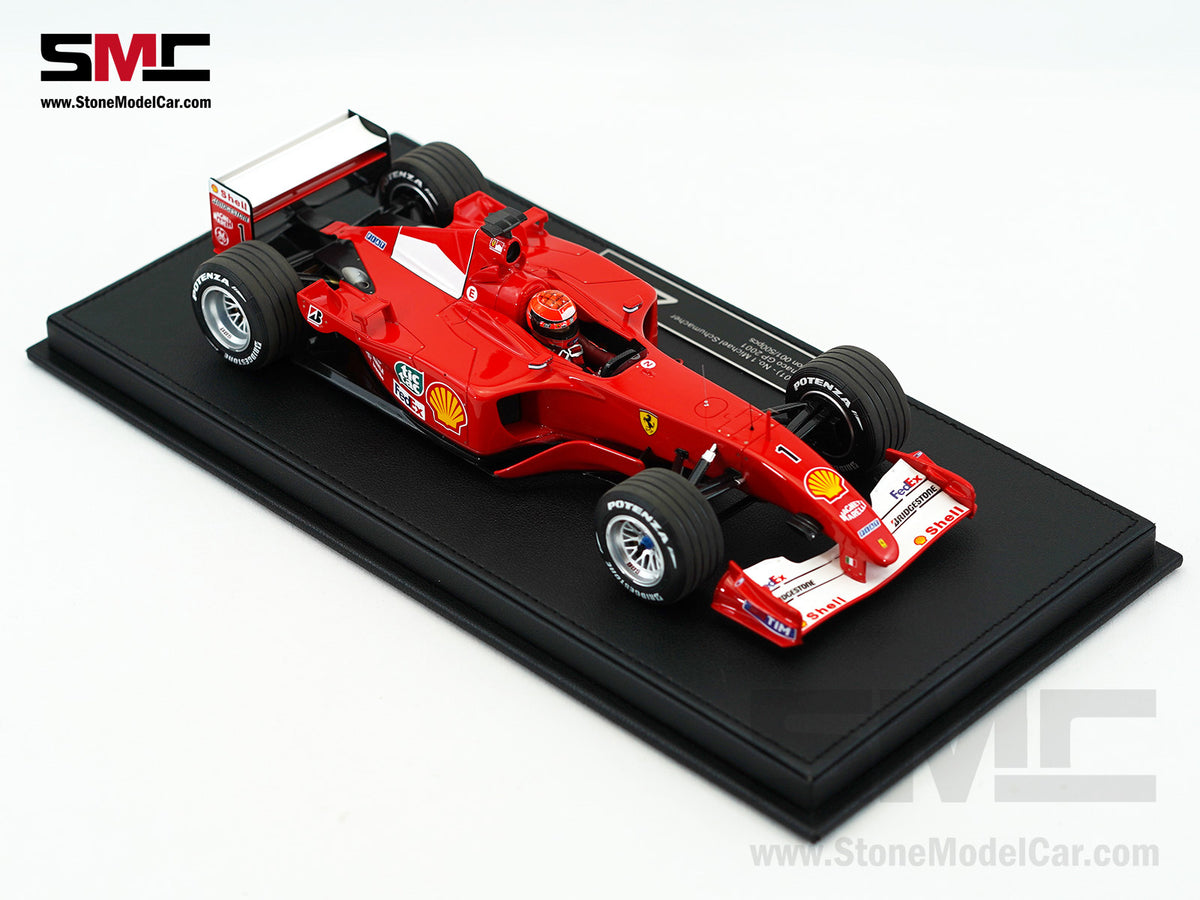 Ferrari F1 F2001 #1 Michael Schumacher Monaco GP Winner 2001 World Champion 1:18 GP REPLICAS with Driver + Decal