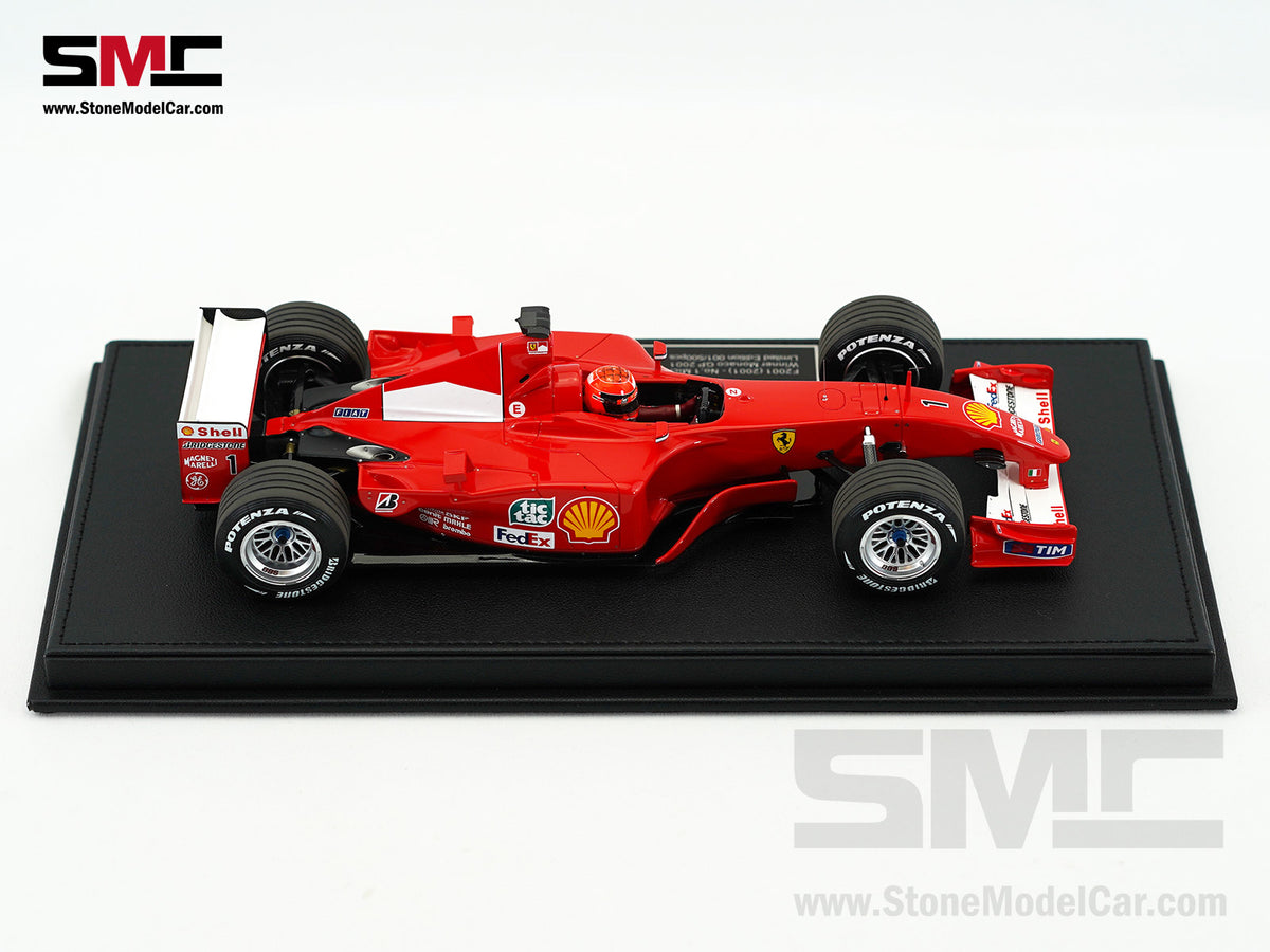 Ferrari F1 F2001 #1 Michael Schumacher Monaco GP Winner 2001 World Champion 1:18 GP REPLICAS with Driver + Decal