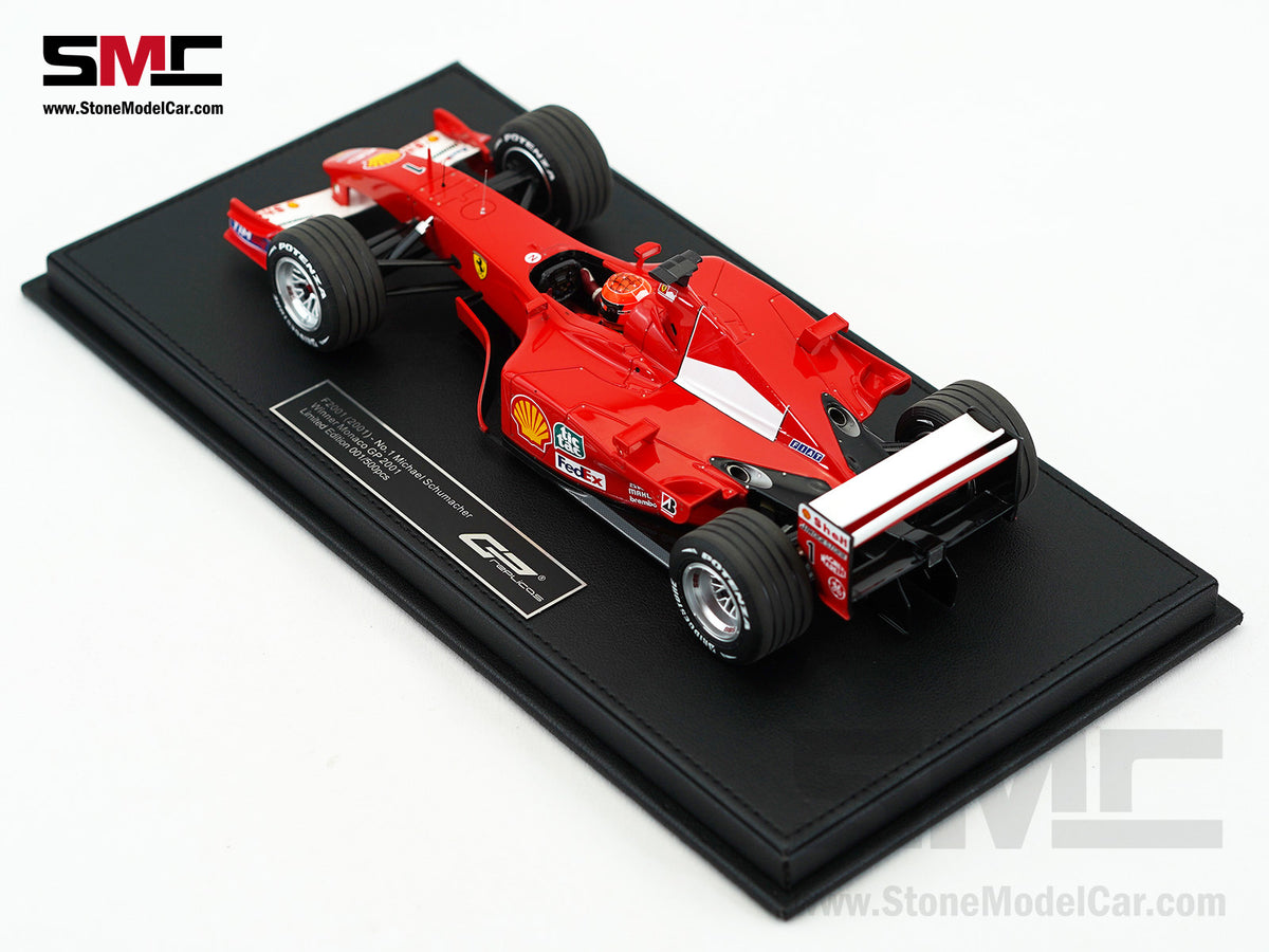 Ferrari F1 F2001 #1 Michael Schumacher Monaco GP Winner 2001 World Champion 1:18 GP REPLICAS with Driver + Decal