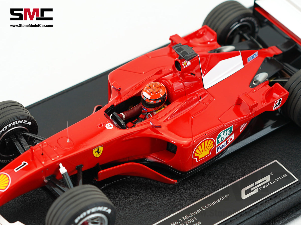 Ferrari F1 F2001 #1 Michael Schumacher Monaco GP Winner 2001 World Champion 1:18 GP REPLICAS with Driver + Decal