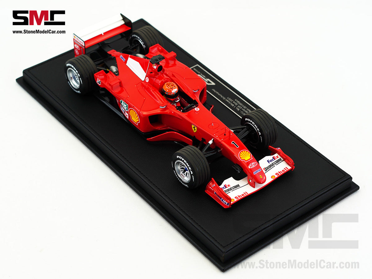 Ferrari F1 F2001 #1 Michael Schumacher Belgium GP Winner 2001 World Champion 1:18 GP REPLICAS with Driver + Decal