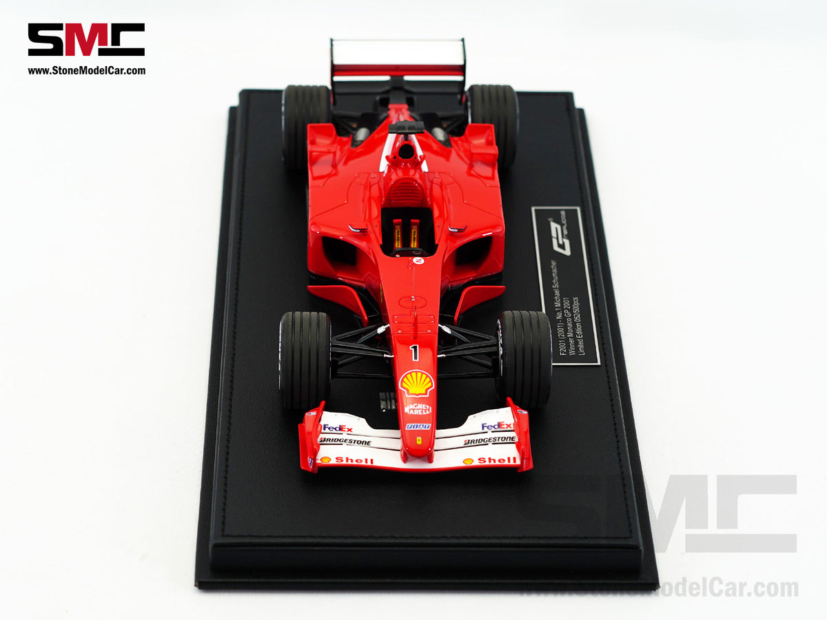Ferrari F1 F2001 #1 Michael Schumacher Monaco GP Winner 2001 World Champion 1:18 GP REPLICAS GP168A + Decal