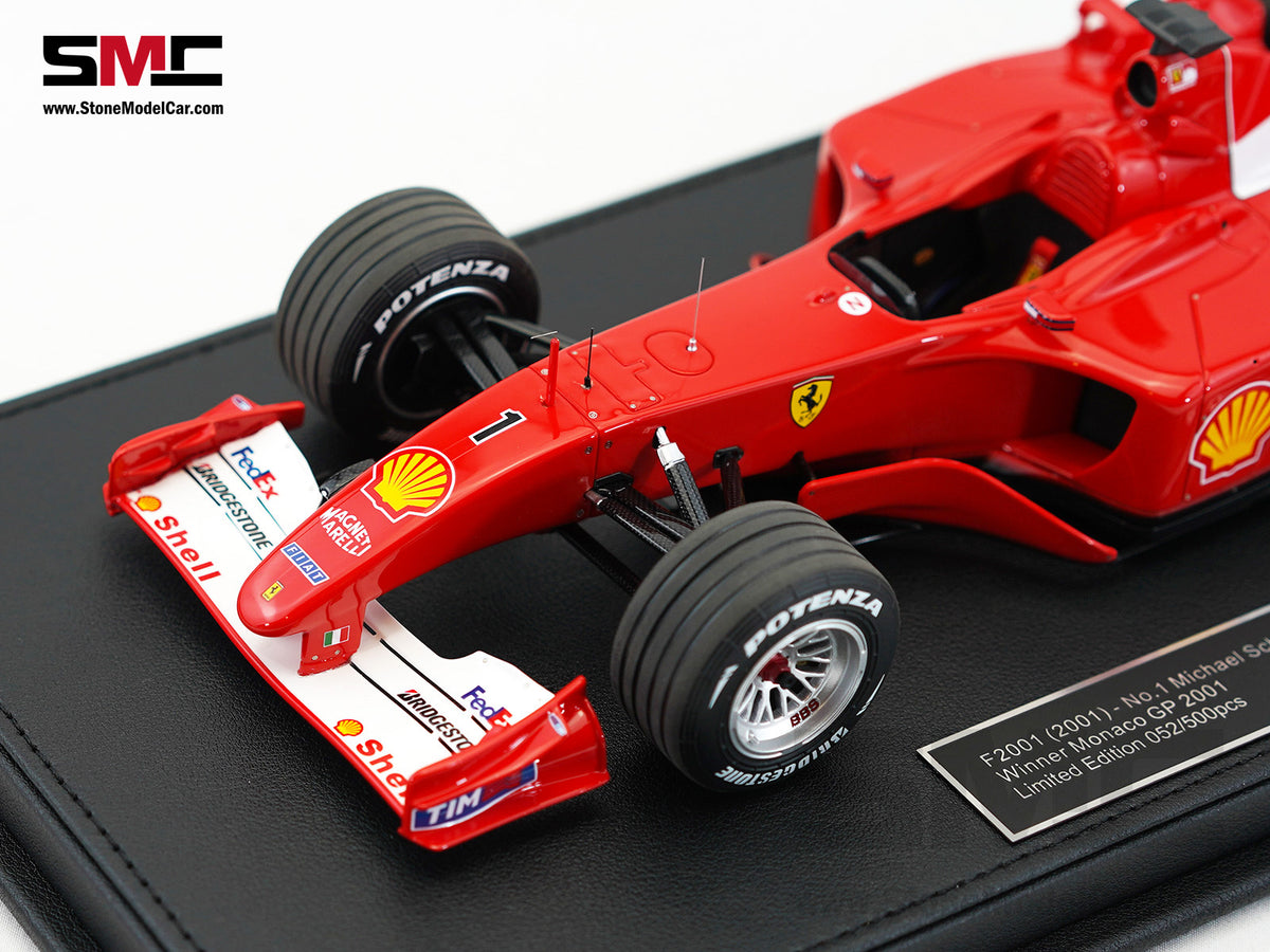 Ferrari F1 F2001 #1 Michael Schumacher Monaco GP Winner 2001 World Champion 1:18 GP REPLICAS GP168A + Decal