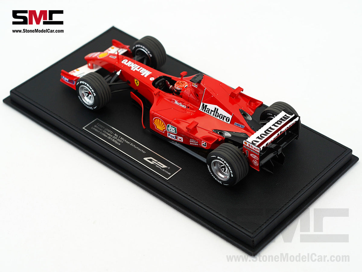 Ferrari F1 F2001 #1 Michael Schumacher Monaco GP Winner 2001 World Champion 1:18 GP REPLICAS with Driver and Decal