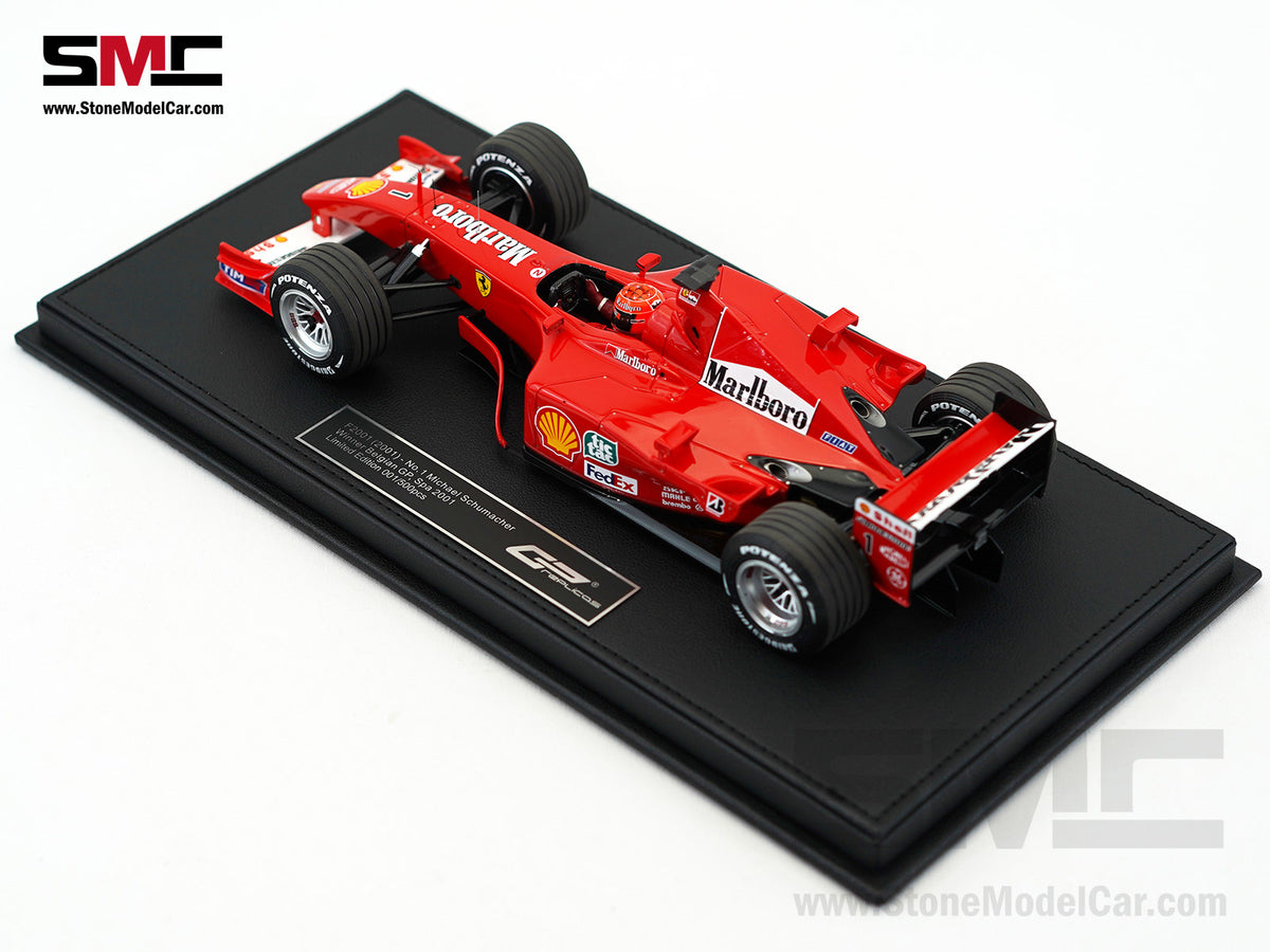 Ferrari F1 F2001 #1 Michael Schumacher Belgium GP Winner 2001 World Champion 1:18 GP REPLICAS with Driver and Decal