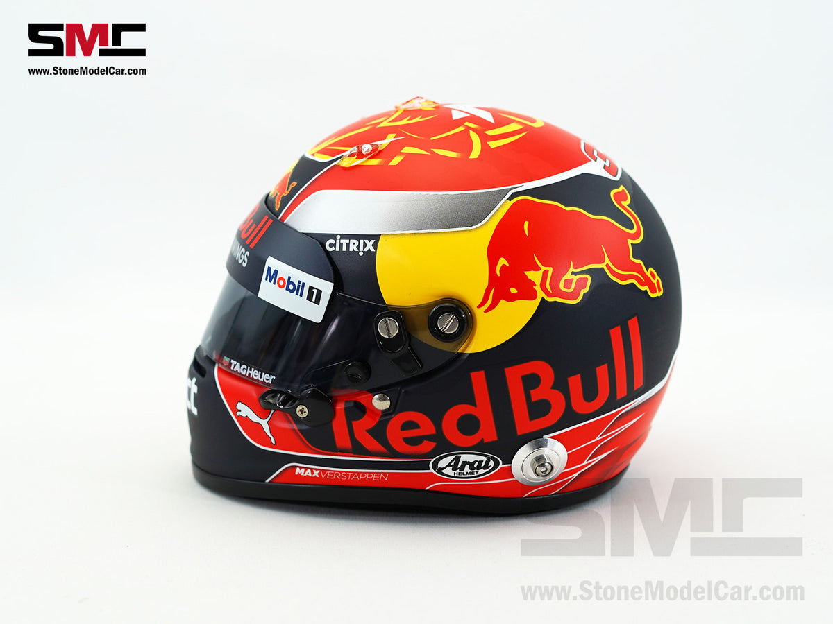 Red Bull F1 RB13 #33 Max Verstappen Season 2017 Livery Arai Schuberth 1:2 Miniature Helmet