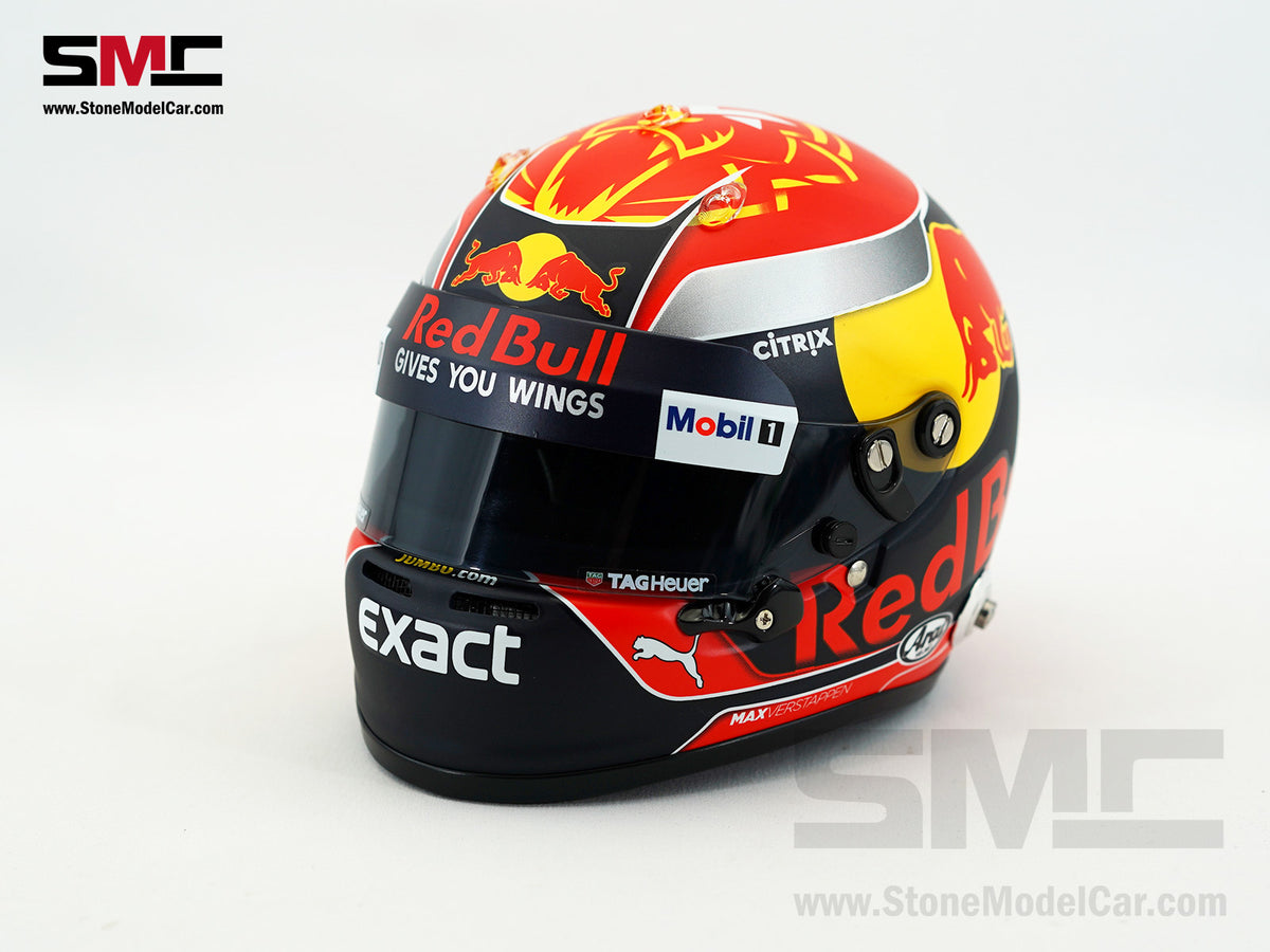 Red Bull F1 RB13 #33 Max Verstappen Season 2017 Livery Arai Schuberth 1:2 Miniature Helmet