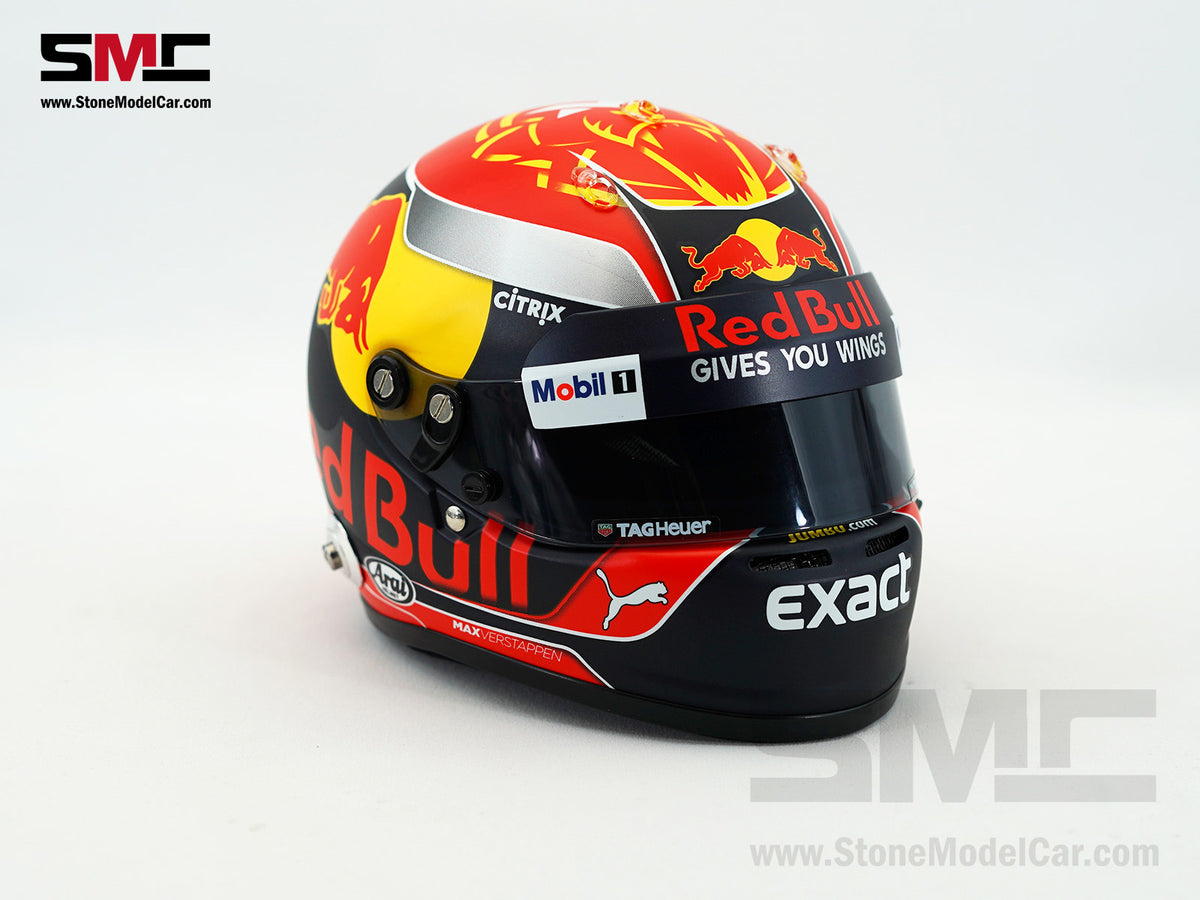 Red Bull F1 RB13 #33 Max Verstappen Season 2017 Livery Arai Schuberth 1:2 Miniature Helmet