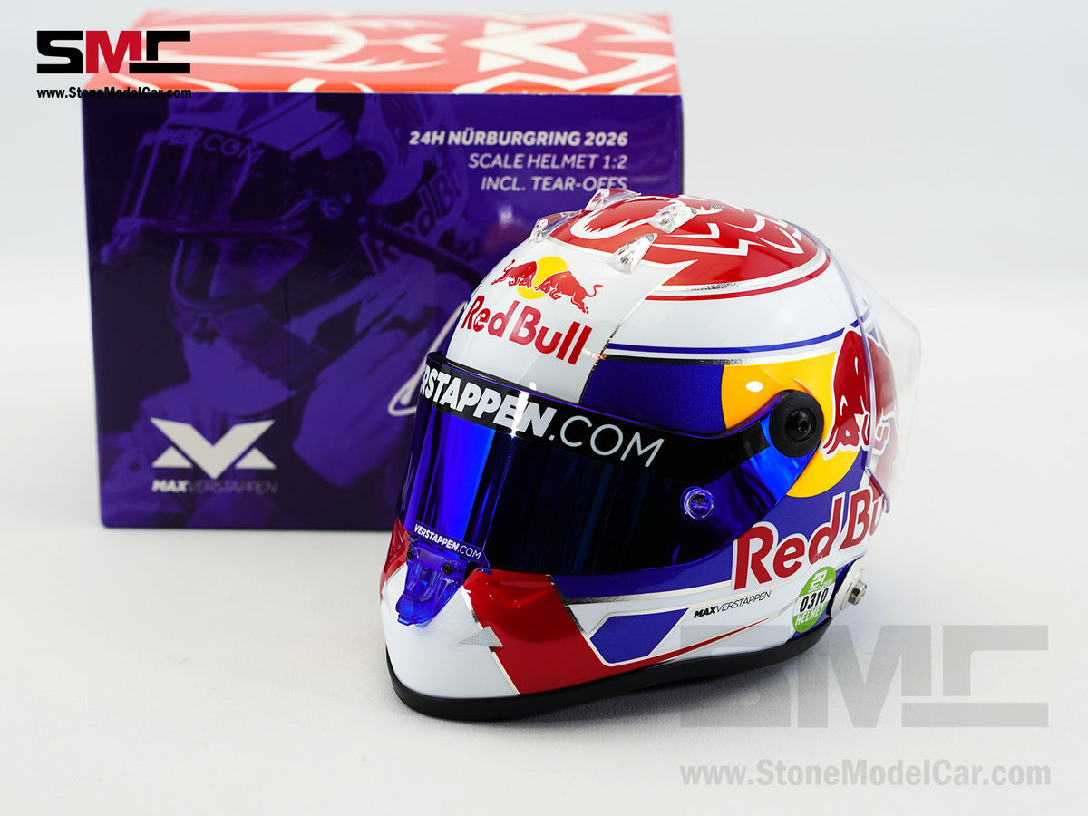 Mercedes AMG GT3 #3 Max Verstappen 24h Nürburgring 2026 Schuberth 1:2 Miniature Helmet