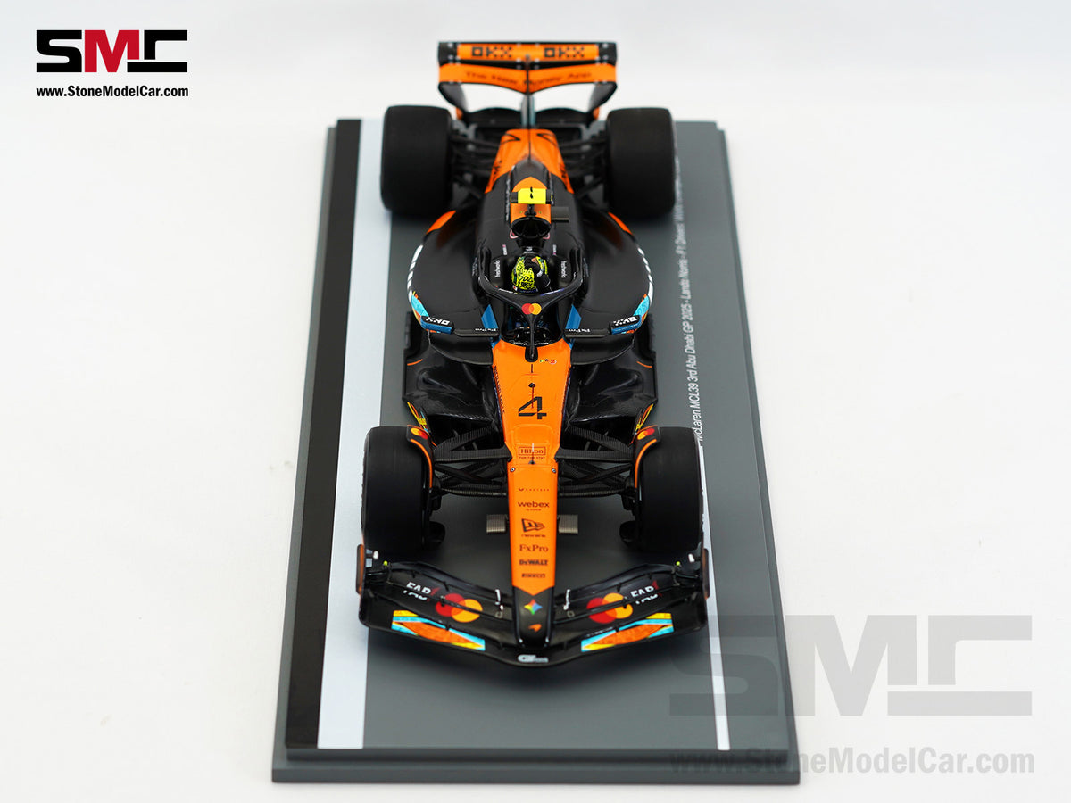 McLaren F1 MCL39 #4 Lando Norris Abu Dhabi GP 2025 World Champion 1:18 Spark 18S1118