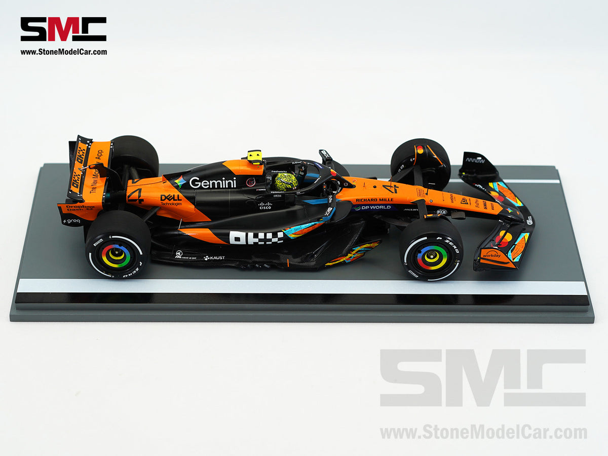 McLaren F1 MCL39 #4 Lando Norris Abu Dhabi GP 2025 World Champion 1:18 Spark 18S1118