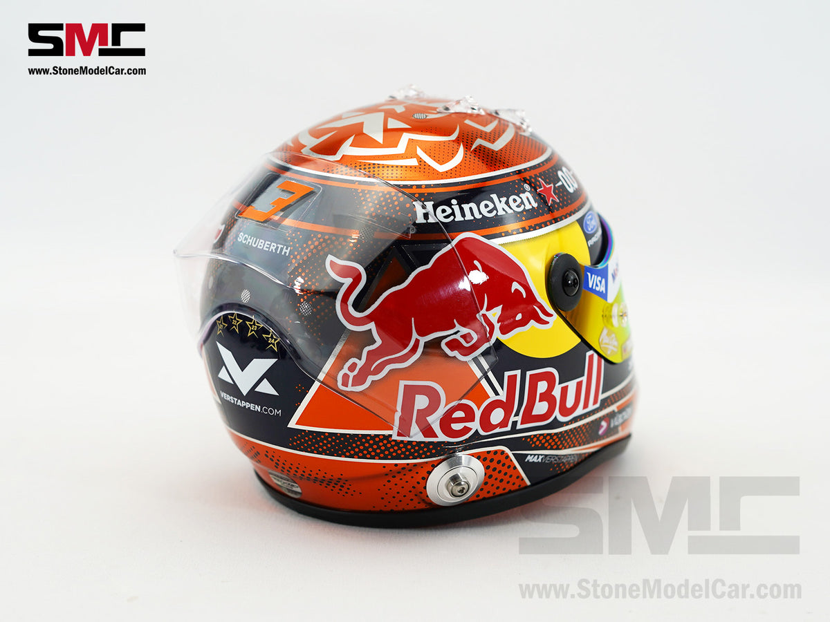 Red Bull F1 RB22 #3 Max Verstappen Orange Lion 2026 Special Livery Schuberth 1:2 Helmet