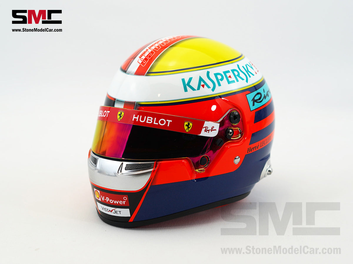 Ferrari F1 SF90 #16 Charles Leclerc Monaco GP 2019 Home Race BELL 1:2 Miniature Helmet LE 300 pcs
