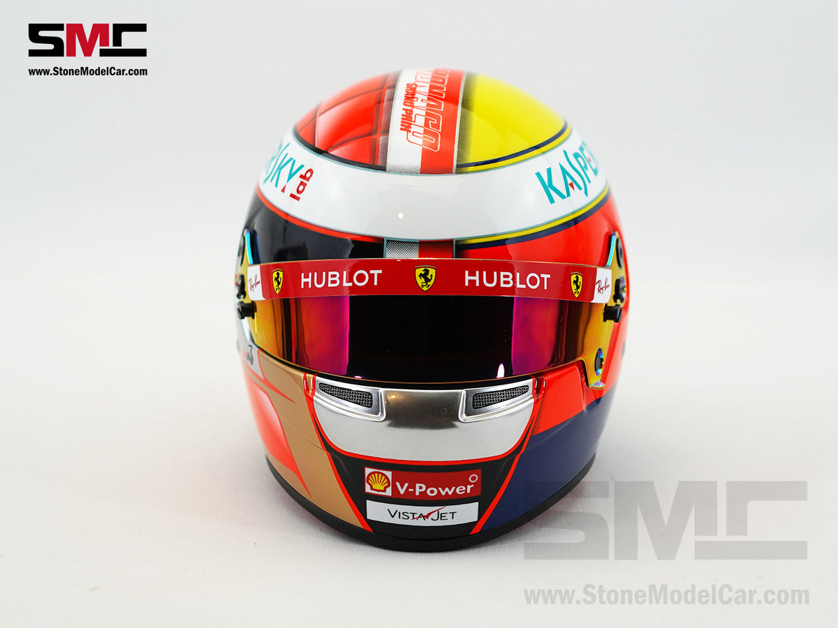 Ferrari F1 SF90 #16 Charles Leclerc Monaco GP 2019 Home Race BELL 1:2 Miniature Helmet LE 300 pcs