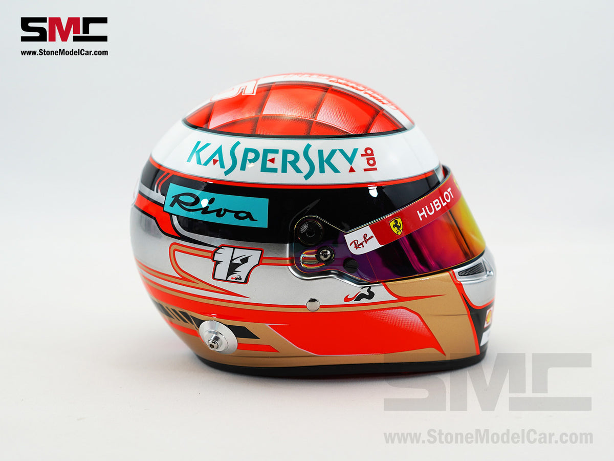 Ferrari F1 SF90 #16 Charles Leclerc Monaco GP 2019 Home Race BELL 1:2 Miniature Helmet LE 300 pcs