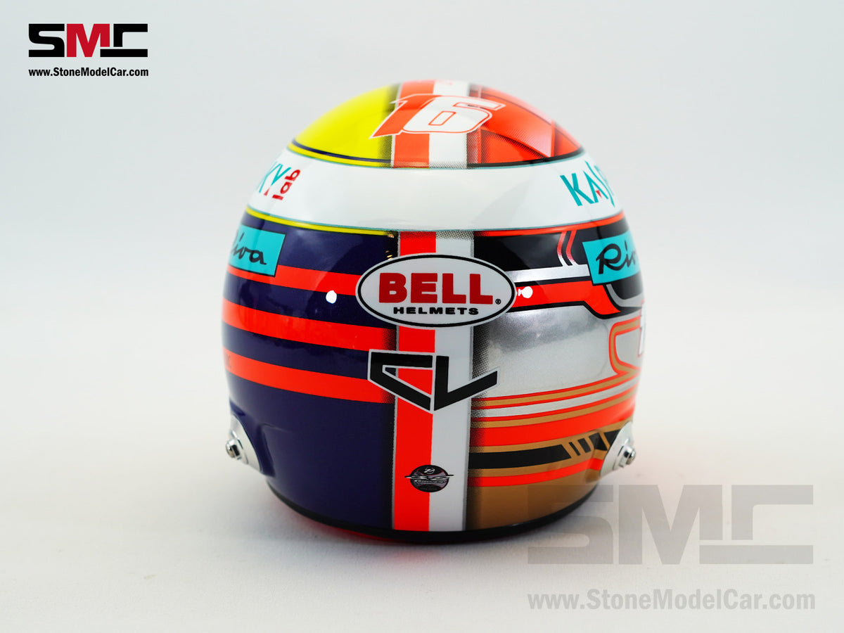 Ferrari F1 SF90 #16 Charles Leclerc Monaco GP 2019 Home Race BELL 1:2 Miniature Helmet LE 300 pcs