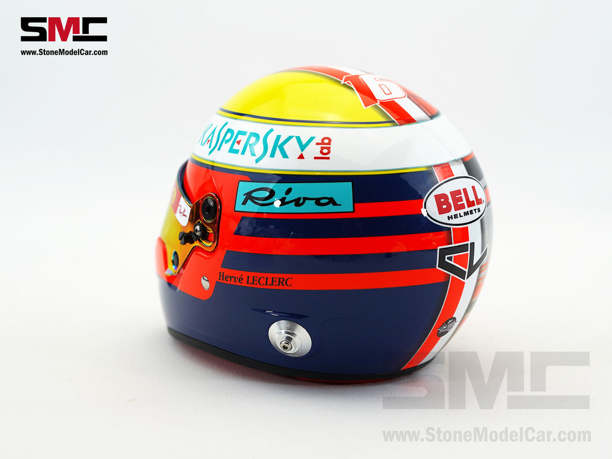 Ferrari F1 SF90 #16 Charles Leclerc Monaco GP 2019 Home Race BELL 1:2 Miniature Helmet LE 300 pcs