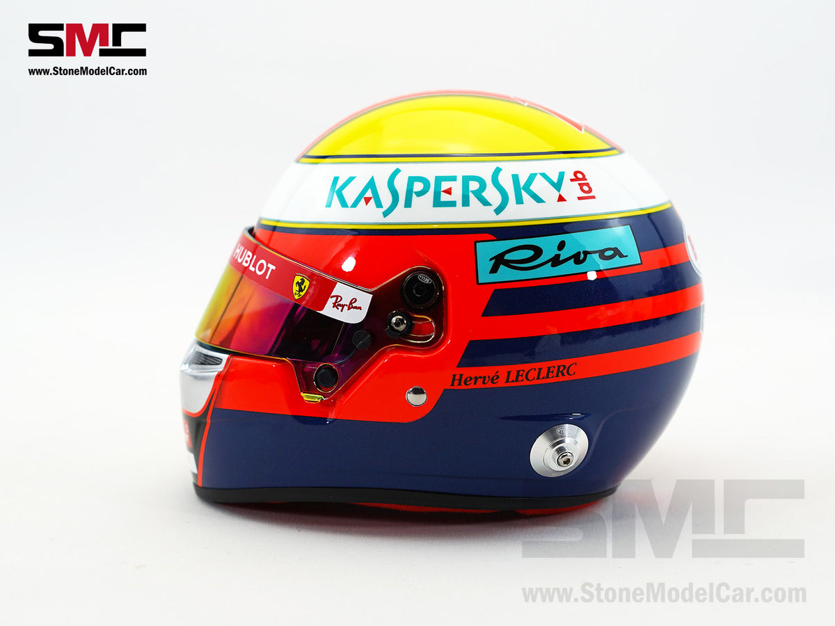 Ferrari F1 SF90 #16 Charles Leclerc Monaco GP 2019 Home Race BELL 1:2 Miniature Helmet LE 300 pcs