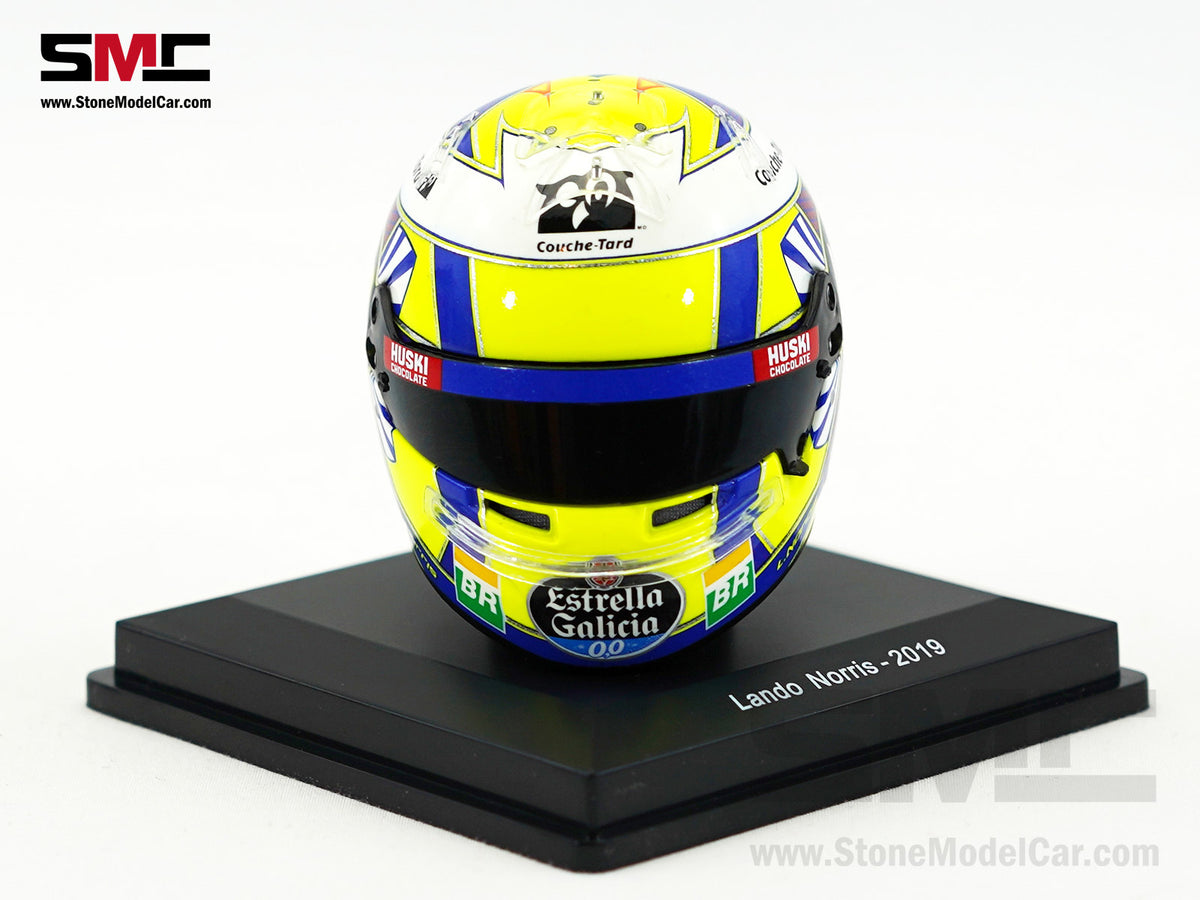 McLaren F1 MCL34 #4 Lando Norris Year 2019 1st Career Season Spark 1:5 Miniature Helmet