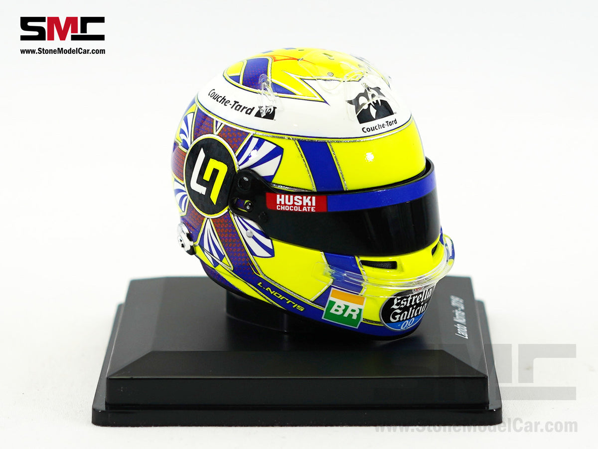 McLaren F1 MCL34 #4 Lando Norris Year 2019 1st Career Season Spark 1:5 Miniature Helmet
