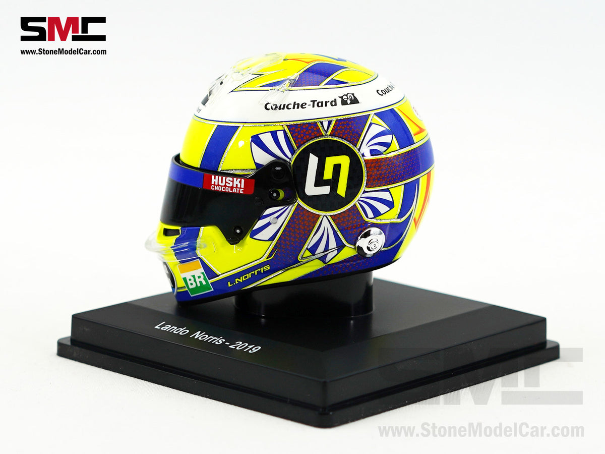 McLaren F1 MCL34 #4 Lando Norris Year 2019 1st Career Season Spark 1:5 Miniature Helmet