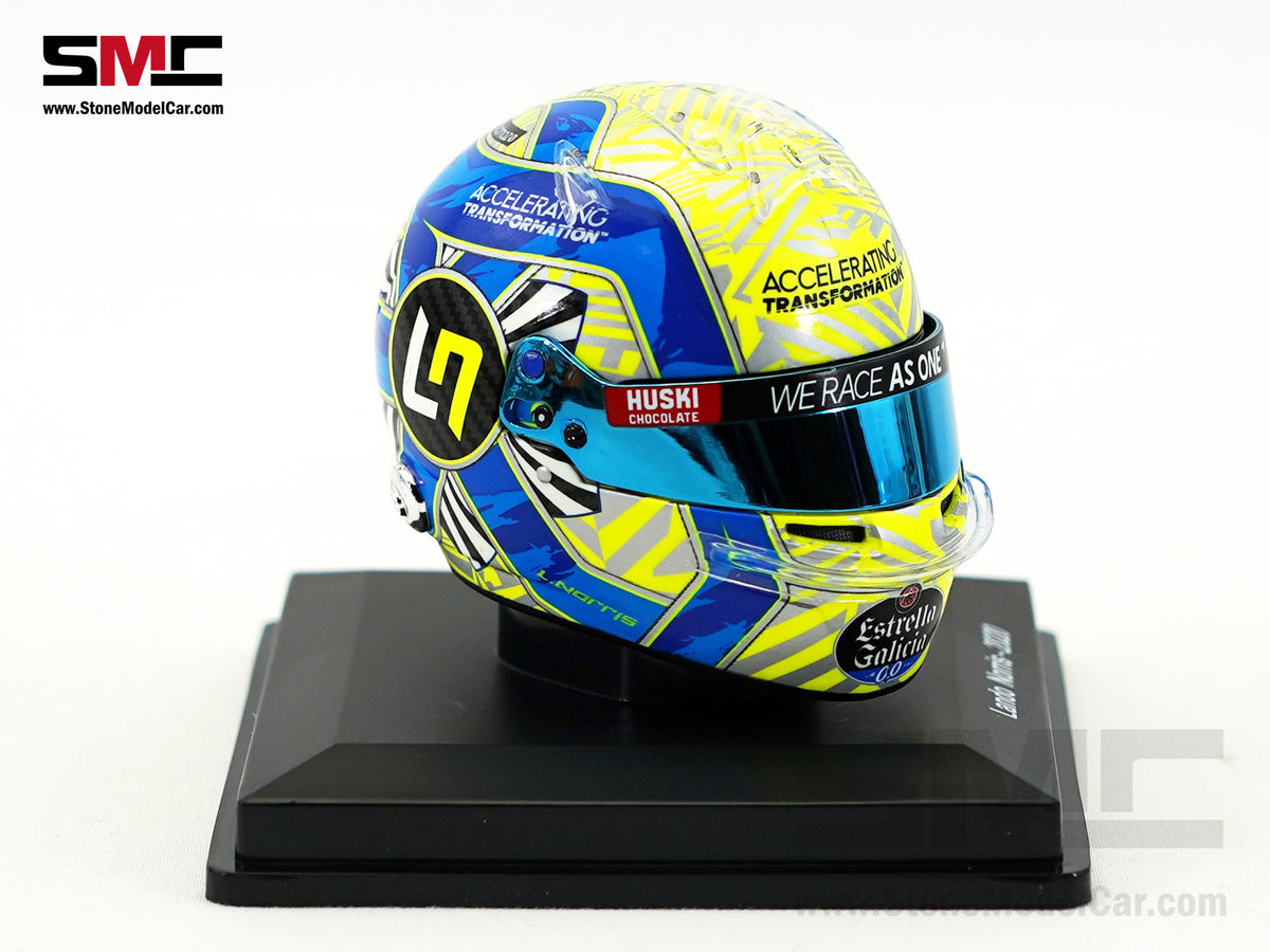 McLaren F1 MCL35 #4 Lando Norris Year 2020 Season Spark 1:5 Miniature Helmet 5HF042