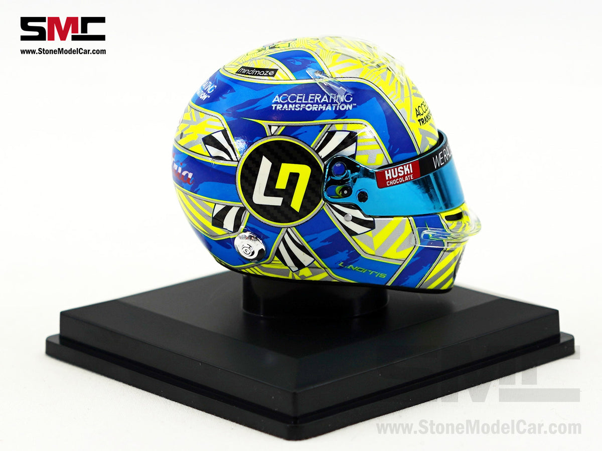 McLaren F1 MCL35 #4 Lando Norris Year 2020 Season Spark 1:5 Miniature Helmet 5HF042