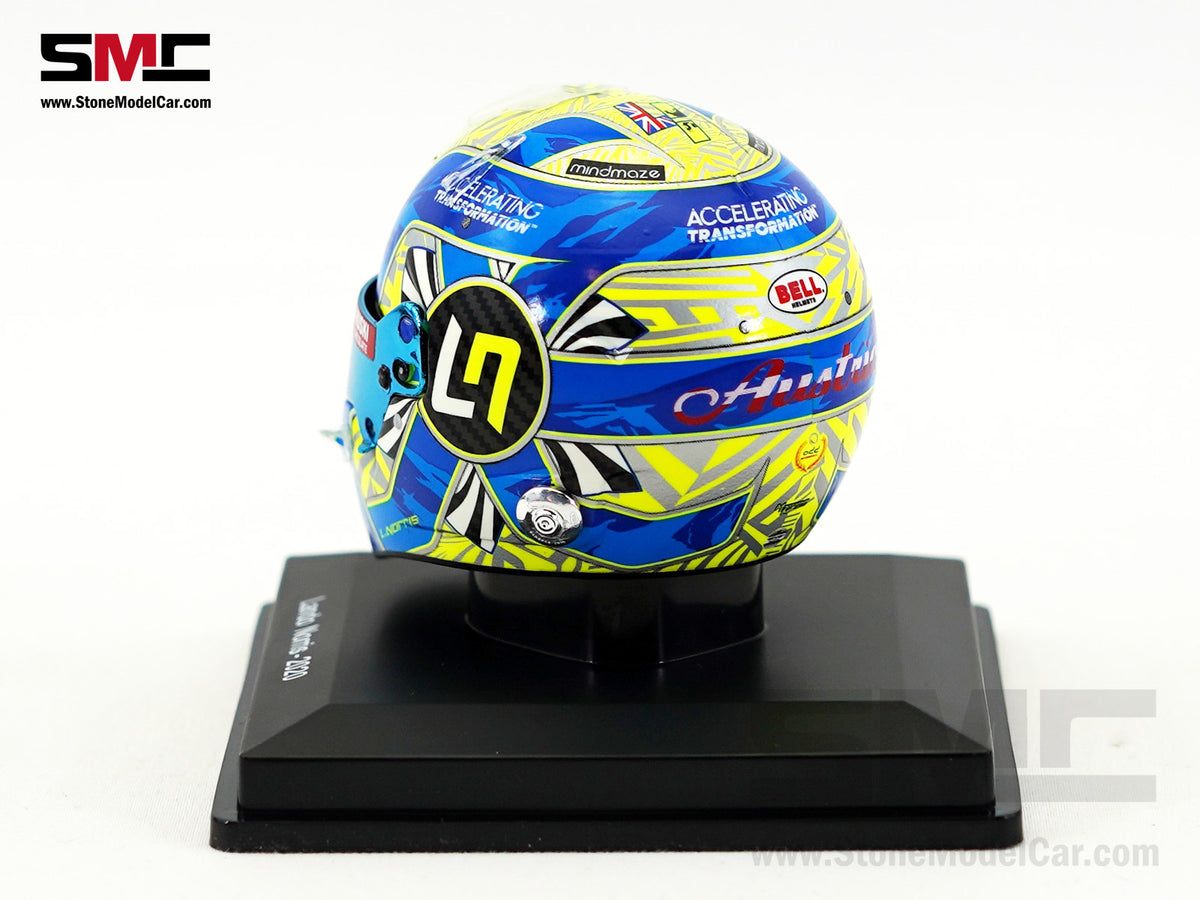 McLaren F1 MCL35 #4 Lando Norris Year 2020 Season Spark 1:5 Miniature Helmet 5HF042