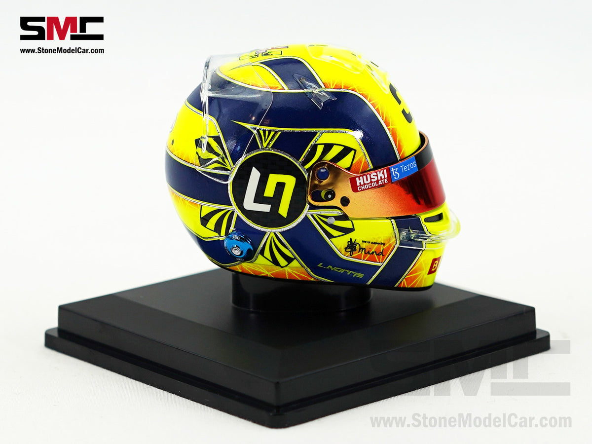 McLaren F1 MCL35M #4 Lando Norris Year 2021 Season Spark 1:5 Miniature Helmet 5HF054