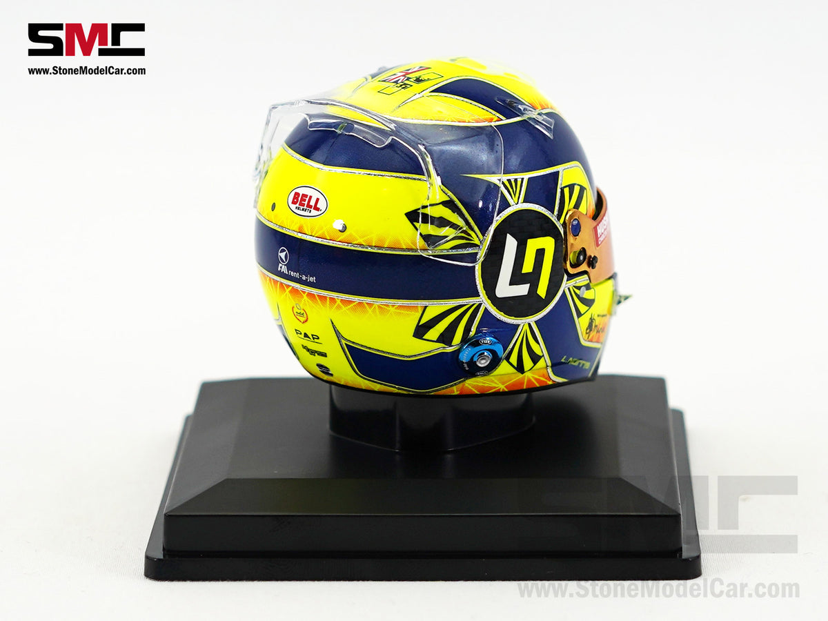McLaren F1 MCL35M #4 Lando Norris Year 2021 Season Spark 1:5 Miniature Helmet 5HF054