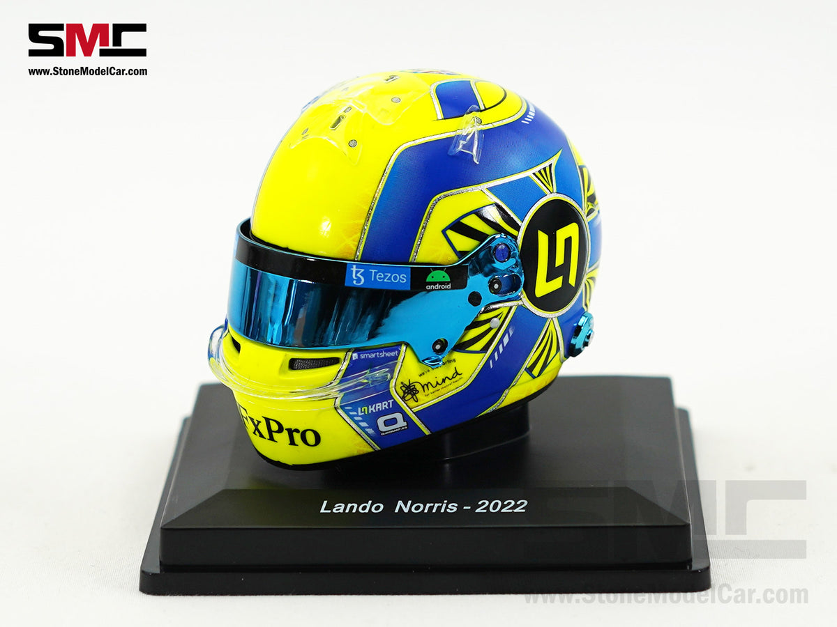 McLaren F1 MCL36 #4 Lando Norris Year 2022 Season Spark 1:5 Miniature Helmet 5HF075