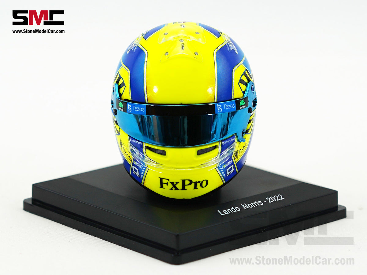 McLaren F1 MCL36 #4 Lando Norris Year 2022 Season Spark 1:5 Miniature Helmet 5HF075