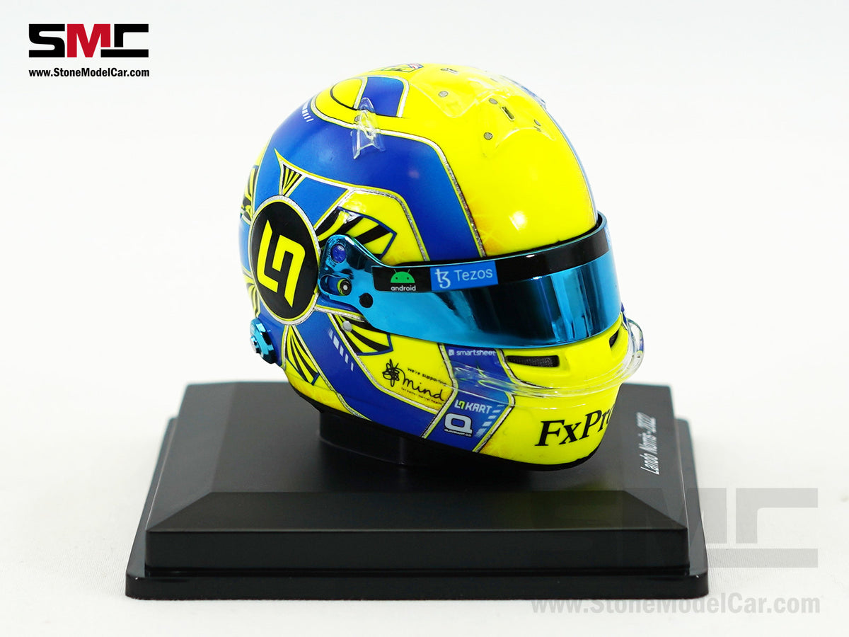 McLaren F1 MCL36 #4 Lando Norris Year 2022 Season Spark 1:5 Miniature Helmet 5HF075