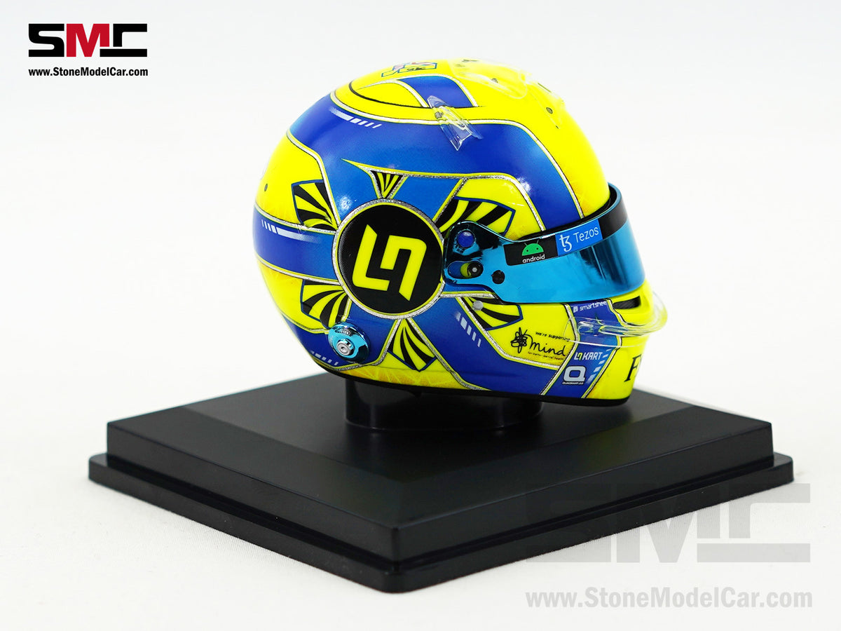 McLaren F1 MCL36 #4 Lando Norris Year 2022 Season Spark 1:5 Miniature Helmet 5HF075