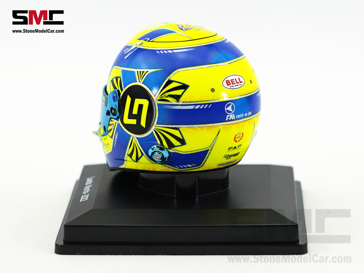 McLaren F1 MCL36 #4 Lando Norris Year 2022 Season Spark 1:5 Miniature Helmet 5HF075