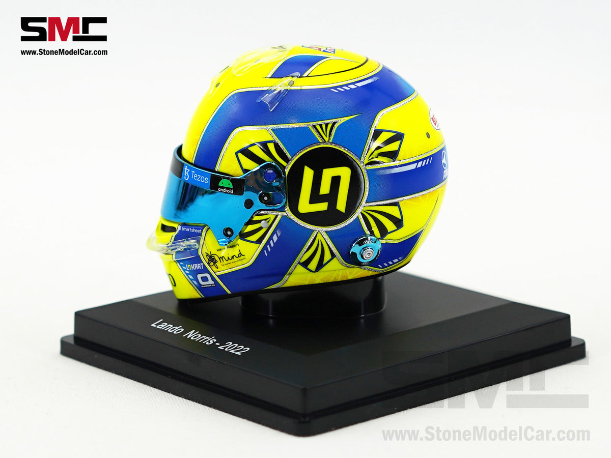 McLaren F1 MCL36 #4 Lando Norris Year 2022 Season Spark 1:5 Miniature Helmet 5HF075
