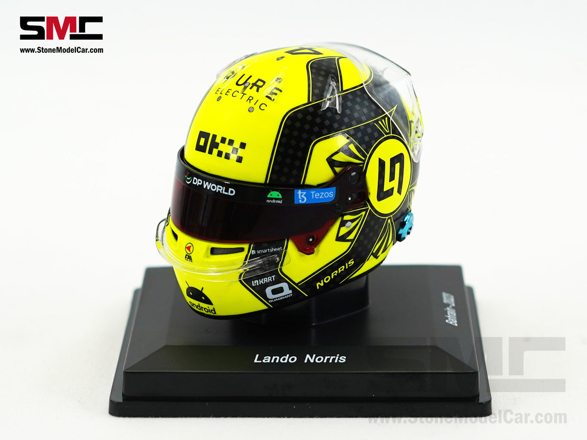 McLaren F1 MCL60 #4 Lando Norris Year 2023 Season Spark 1:5 Miniature Helmet 5HF091