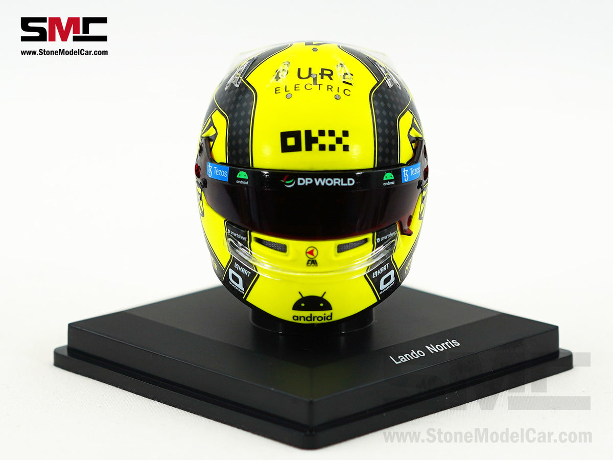 McLaren F1 MCL60 #4 Lando Norris Year 2023 Season Spark 1:5 Miniature Helmet 5HF091