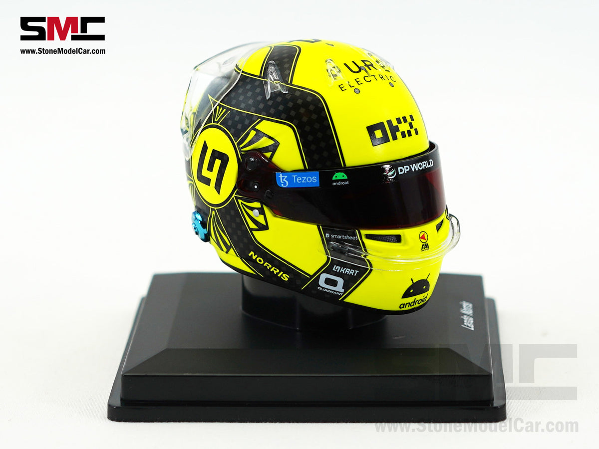 McLaren F1 MCL60 #4 Lando Norris Year 2023 Season Spark 1:5 Miniature Helmet 5HF091