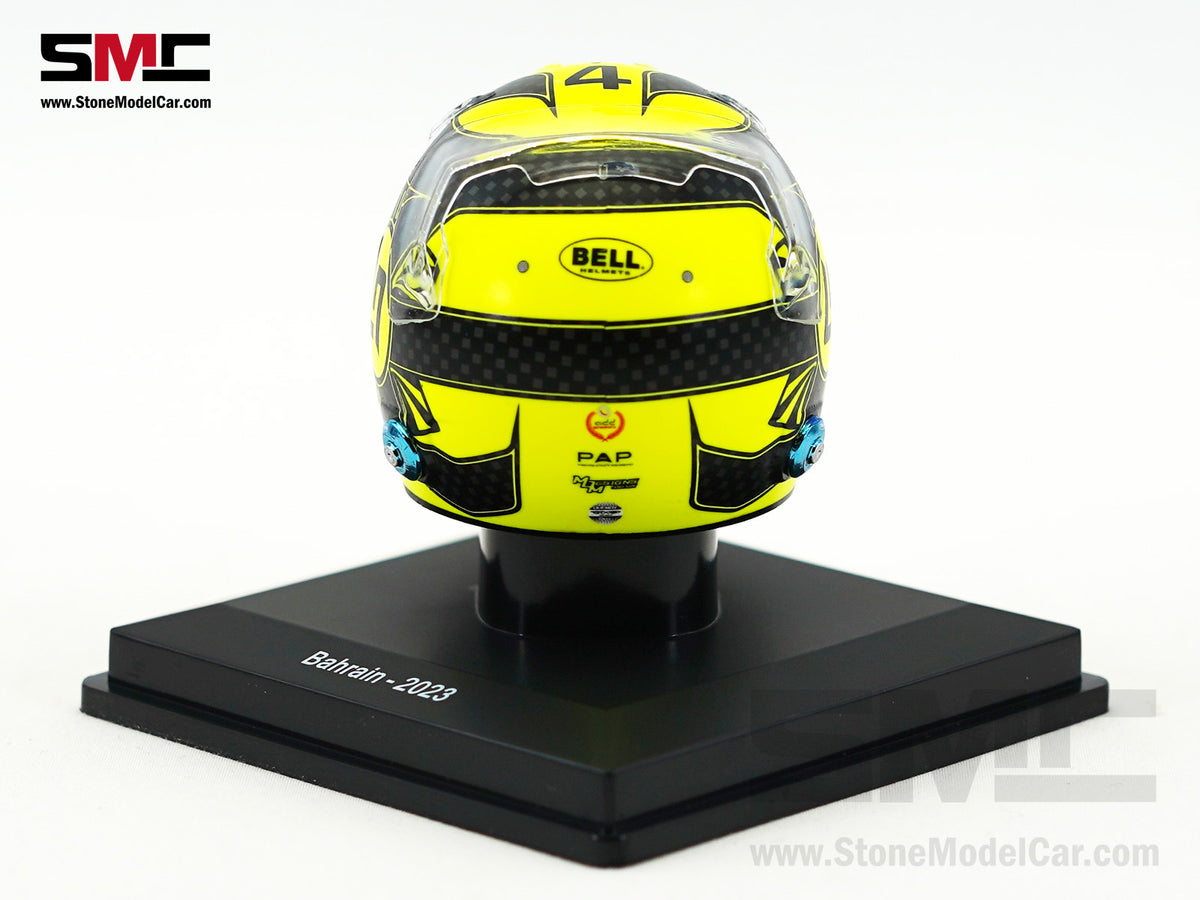 McLaren F1 MCL60 #4 Lando Norris Year 2023 Season Spark 1:5 Miniature Helmet 5HF091