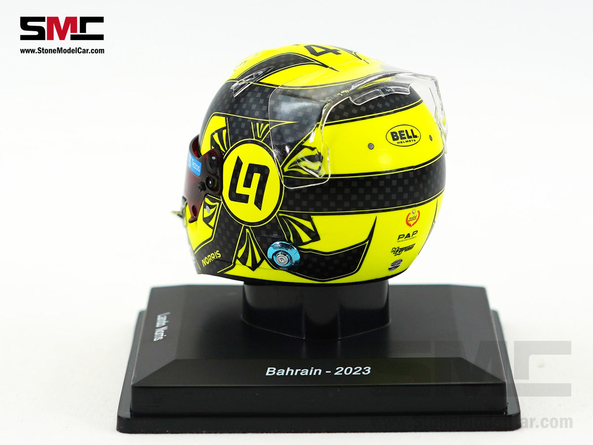 McLaren F1 MCL60 #4 Lando Norris Year 2023 Season Spark 1:5 Miniature Helmet 5HF091