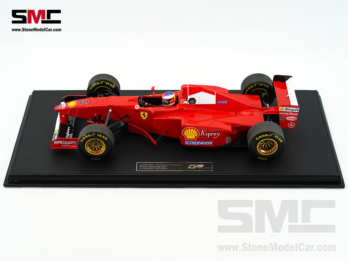 Ferrari F1 F310B Michael Schumacher Canada Winner 1997 1:12 with Driver GP REPLICAS + Decal