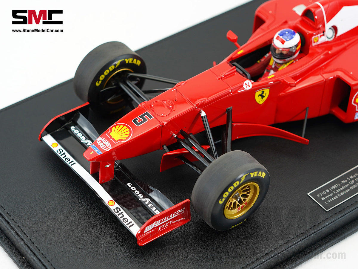 Ferrari F1 F310B Michael Schumacher Canada Winner 1997 1:12 with Driver GP REPLICAS + Decal