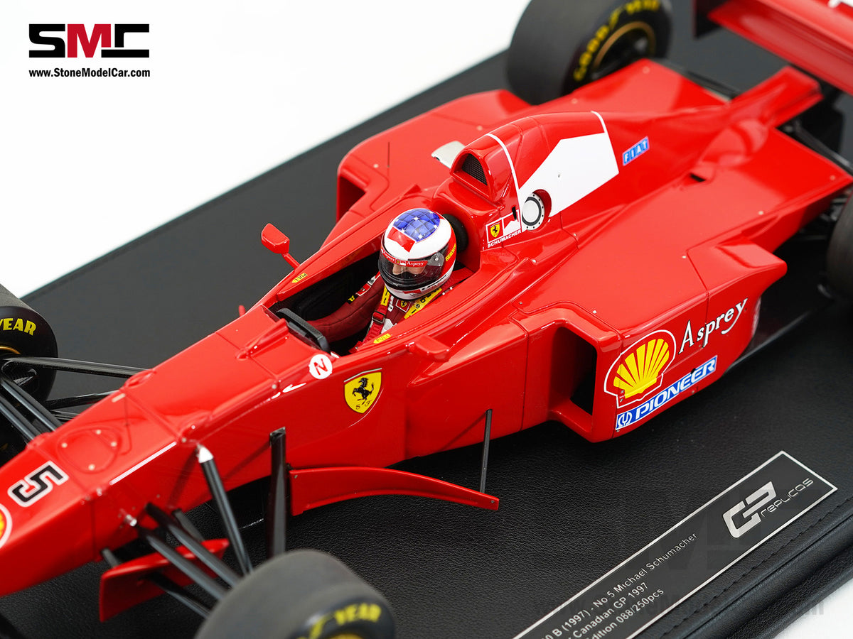 Ferrari F1 F310B Michael Schumacher Canada Winner 1997 1:12 with Driver GP REPLICAS + Decal