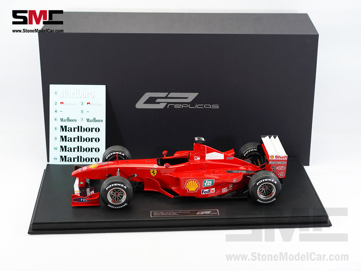 Ferrari F1 F399 #3 Michael Schumacher Monaco GP Winner 1999 1:12 GP REPLICAS + Decal